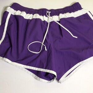 Athleta Purple Athletic Running Sport Shorts M
